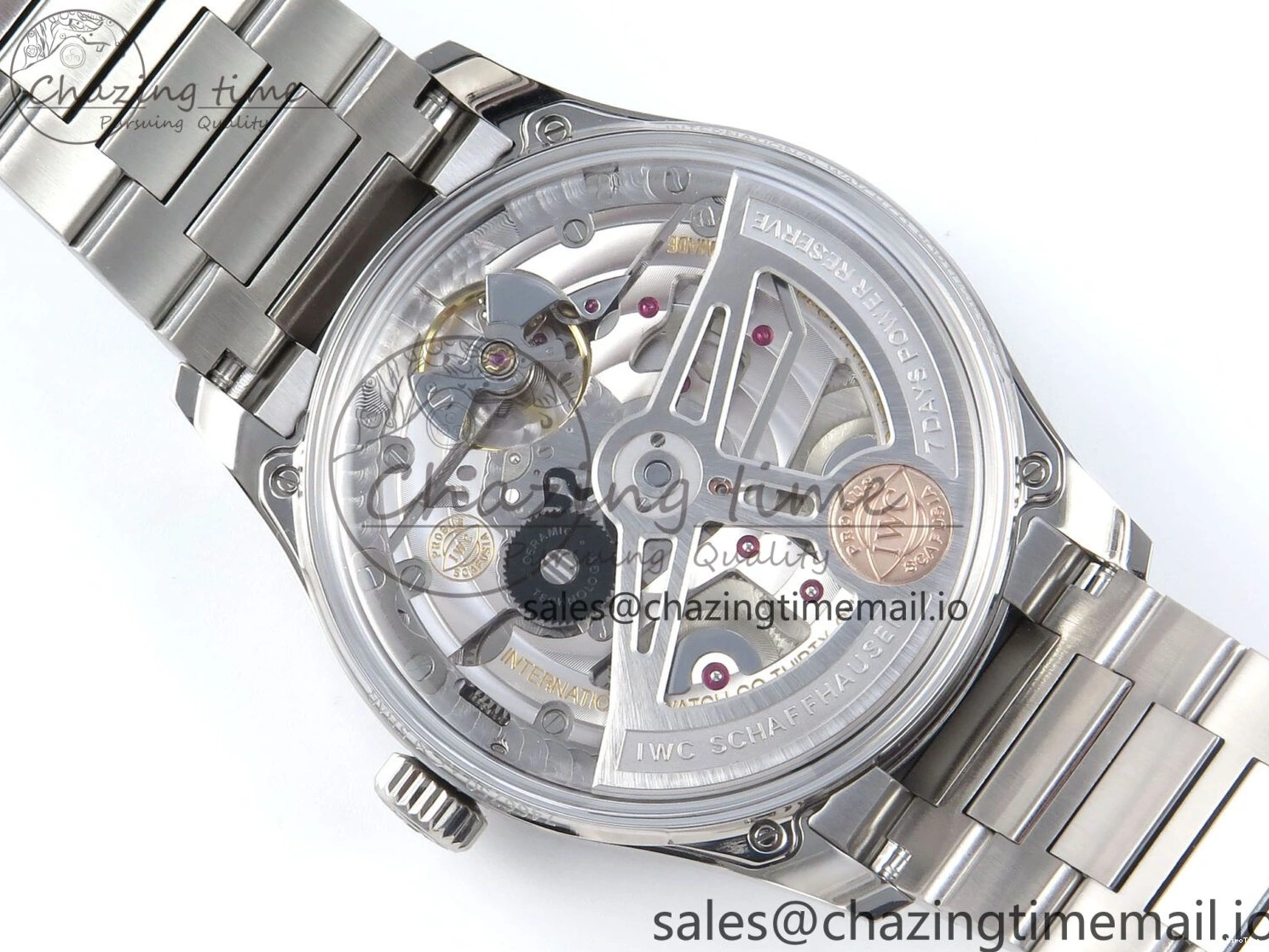 MIROTIME 0111 Portugieser Auto IWC0562E APSF 1:1 Best Edition Blue Dial on SS Bracelet A Timeless 6997